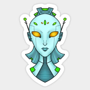 Lady Bot Sticker